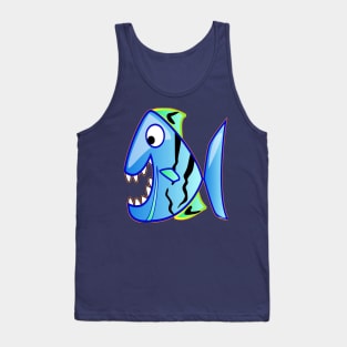 Monster fish fish color Tank Top